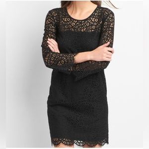 COPY - Black lace gap dress small tall